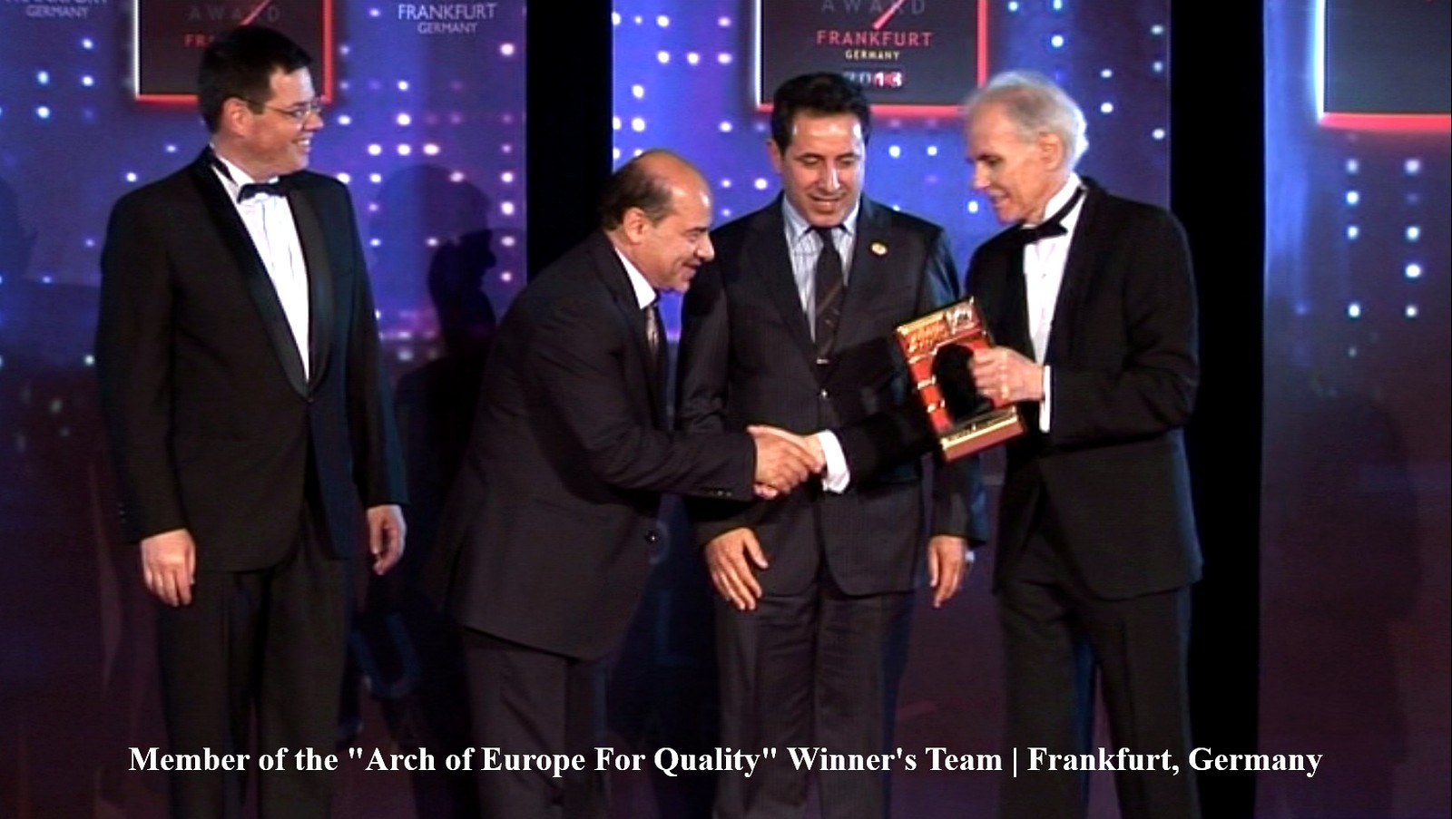 Arch of Europe for Quality award